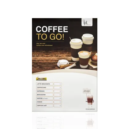 Coffee to go Plakat (40 x 60 cm) 1 St&uuml;ck
